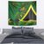 Jamaica Independence Day Tapestry Swallow-tail Hummingbird Tropical Plants and National Flag - Wonder Print Shop