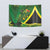 Jamaica Independence Day Tapestry Swallow-tail Hummingbird Tropical Plants and National Flag - Wonder Print Shop
