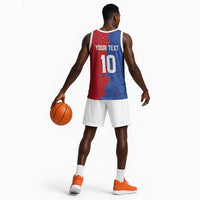 Custom Cape Verde Football 2026 Debut Basketball Jersey Blue Sharks Stand Strong