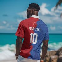 Custom Cape Verde Football 2026 Debut Hawaiian Shirt Blue Sharks Stand Strong
