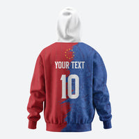 Custom Cape Verde Football 2026 Debut Hoodie Blue Sharks Stand Strong