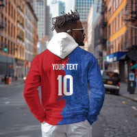 Custom Cape Verde Football 2026 Debut Hoodie Blue Sharks Stand Strong
