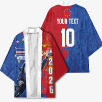 Custom Cape Verde Football 2026 Debut Kimono Blue Sharks Stand Strong