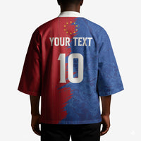 Custom Cape Verde Football 2026 Debut Kimono Blue Sharks Stand Strong