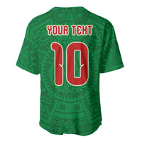 Custom Mexico Football Baseball Jersey Remixed Mexico Aztec Pattern Tribal Style