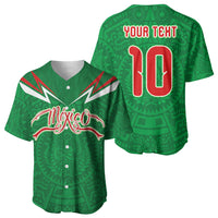 Custom Mexico Football Baseball Jersey Remixed Mexico Aztec Pattern Tribal Style