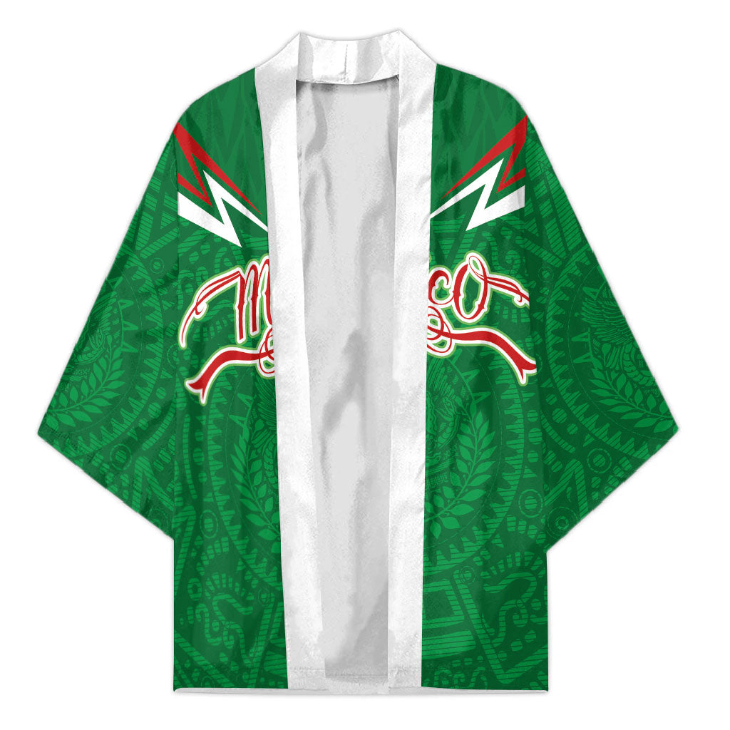 Custom Mexico Football Kimono Remixed Mexico Aztec Pattern Tribal Style