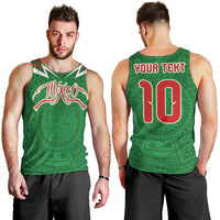 Custom Mexico Football Men Tank Top Remixed Mexico Aztec Pattern Tribal Style