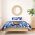 Custom Japan Pacific Rugby 2024 Bedding Set Japanese Traditional Pattern and Sea Waves - Wonder Print Shop
