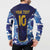 Custom Japan Pacific Rugby 2024 Button Sweatshirt Japanese Traditional Pattern and Sea Waves - Wonder Print Shop