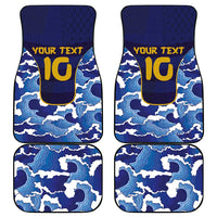 Custom Japan Pacific Rugby 2024 Car Mats Japanese Traditional Pattern and Sea Waves - Wonder Print Shop