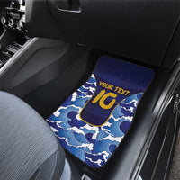 Custom Japan Pacific Rugby 2024 Car Mats Japanese Traditional Pattern and Sea Waves - Wonder Print Shop