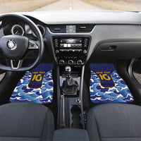 Custom Japan Pacific Rugby 2024 Car Mats Japanese Traditional Pattern and Sea Waves - Wonder Print Shop