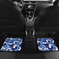 Custom Japan Pacific Rugby 2024 Car Mats Japanese Traditional Pattern and Sea Waves - Wonder Print Shop