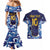 Custom Japan Pacific Rugby 2024 Couples Matching Mermaid Dress and Hawaiian Shirt Japanese Traditional Pattern and Sea Waves - Wonder Print Shop