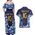 Custom Japan Pacific Rugby 2024 Couples Matching Off Shoulder Maxi Dress and Hawaiian Shirt Japanese Traditional Pattern and Sea Waves - Wonder Print Shop