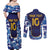 Custom Japan Pacific Rugby 2024 Couples Matching Off Shoulder Maxi Dress and Long Sleeve Button Shirt Japanese Traditional Pattern and Sea Waves - Wonder Print Shop
