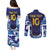 Custom Japan Pacific Rugby 2024 Couples Matching Puletasi and Long Sleeve Button Shirt Japanese Traditional Pattern and Sea Waves - Wonder Print Shop