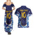 Custom Japan Pacific Rugby 2024 Couples Matching Summer Maxi Dress and Hawaiian Shirt Japanese Traditional Pattern and Sea Waves - Wonder Print Shop