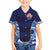 Custom Japan Pacific Rugby 2024 Family Matching Long Sleeve Bodycon Dress and Hawaiian Shirt Japanese Traditional Pattern and Sea Waves - Wonder Print Shop