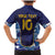 Custom Japan Pacific Rugby 2024 Family Matching Mermaid Dress and Hawaiian Shirt Japanese Traditional Pattern and Sea Waves - Wonder Print Shop