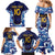 Custom Japan Pacific Rugby 2024 Family Matching Mermaid Dress and Hawaiian Shirt Japanese Traditional Pattern and Sea Waves - Wonder Print Shop