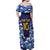 Custom Japan Pacific Rugby 2024 Family Matching Off Shoulder Maxi Dress and Hawaiian Shirt Japanese Traditional Pattern and Sea Waves - Wonder Print Shop