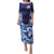 Custom Japan Pacific Rugby 2024 Family Matching Puletasi and Hawaiian Shirt Japanese Traditional Pattern and Sea Waves - Wonder Print Shop