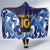 Custom Japan Pacific Rugby 2024 Hooded Blanket Japanese Traditional Pattern and Sea Waves