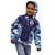 Custom Japan Pacific Rugby 2024 Kid Hoodie Japanese Traditional Pattern and Sea Waves - Wonder Print Shop