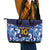 Custom Japan Pacific Rugby 2024 Leather Tote Bag Japanese Traditional Pattern and Sea Waves - Wonder Print Shop