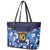 Custom Japan Pacific Rugby 2024 Leather Tote Bag Japanese Traditional Pattern and Sea Waves - Wonder Print Shop