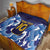 Custom Japan Pacific Rugby 2024 Quilt Japanese Traditional Pattern and Sea Waves - Wonder Print Shop