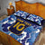 Custom Japan Pacific Rugby 2024 Quilt Bed Set Japanese Traditional Pattern and Sea Waves - Wonder Print Shop