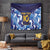 Custom Japan Pacific Rugby 2024 Tapestry Japanese Traditional Pattern and Sea Waves - Wonder Print Shop