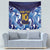 Custom Japan Pacific Rugby 2024 Tapestry Japanese Traditional Pattern and Sea Waves - Wonder Print Shop