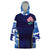 Custom Japan Pacific Rugby 2024 Wearable Blanket Hoodie Japanese Traditional Pattern and Sea Waves - Wonder Print Shop