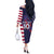 Custom United States Pacific Rugby 2024 Off The Shoulder Long Sleeve Dress The Eagle and USA Flag Style - Wonder Print Shop