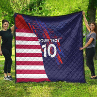 Custom United States Pacific Rugby 2024 Quilt The Eagle and USA Flag Style - Wonder Print Shop