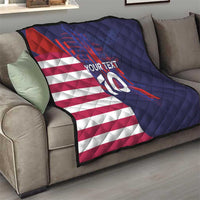 Custom United States Pacific Rugby 2024 Quilt The Eagle and USA Flag Style - Wonder Print Shop