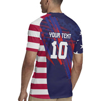 Custom United States Pacific Rugby 2024 Rugby Jersey The Eagle and USA Flag Style
