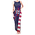 Custom United States Pacific Rugby 2024 Tank Maxi Dress The Eagle and USA Flag Style - Wonder Print Shop