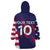 Custom United States Pacific Rugby 2024 Wearable Blanket Hoodie The Eagle and USA Flag Style - Wonder Print Shop