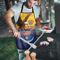 American Samoa Fautasi Apron Bald Eage and Sailfish with Kakau Motifs - Wonder Print Shop