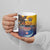 American Samoa Fautasi Ceramic Mug Bald Eage and Sailfish with Kakau Motifs - Wonder Print Shop