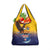 American Samoa Fautasi Grocery Bag Bald Eage and Sailfish with Kakau Motifs - Wonder Print Shop