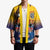 American Samoa Fautasi Kimono Bald Eage and Sailfish with Kakau Motifs - Wonder Print Shop