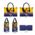 American Samoa Fautasi Leather Bag Bald Eage and Sailfish with Kakau Motifs - Wonder Print Shop