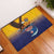American Samoa Fautasi Rubber Doormat Bald Eage and Sailfish with Kakau Motifs - Wonder Print Shop