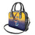 American Samoa Fautasi Shoulder Handbag Bald Eage and Sailfish with Kakau Motifs - Wonder Print Shop